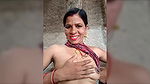 Village Bhabhi pressing her big boobs 22