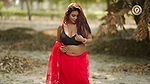 Beautiful booby ishani huge cleavage hot navel show outdoor photoshoot 22