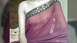 Desi Wife in Saree without blouse shows boobs 22