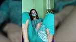 Hot Desi in Green Salwar Fingering her pussy 22