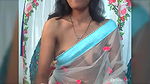 Sexy Bhabhi in See through Saree without blouse Exposing Boobs 22