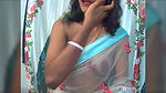 Desi Wife in Saree without blouse shows boobs2