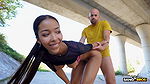 Public Bang with Lia Lin in Fucked Under the Bridge