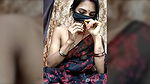 Bengali Bhabhi in saree without blouse showing boobs 22