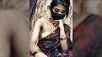 Bengali Bhabhi in saree without blouse showing boobs 22
