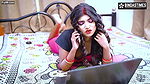 Laptop Service boy fucks Cute Bhabhi hard and accidently creampied ( Full Movie )