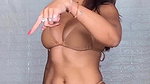 SOFIA ANSARI SEXY DAZZLING IN GOLDEN BRA