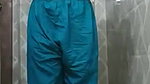 Striping suit salwar in bathroom