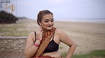 Dolon with her Red Color Georgette Saree – Fashion Ullas