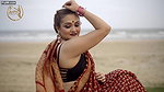 Dolon with her Red Color Georgette Saree – Fashion Ullas