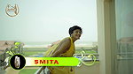 Smita Sana in Yellow Cotton Kota Saree & BB Blouse