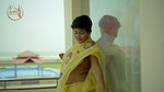 Smita Sana in Yellow Cotton Kota Saree & BB Blouse