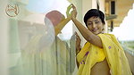 Smita Sana in Yellow Cotton Kota Saree & BB Blouse