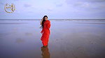 SUDIPA RED CHIFFON SAREE FASHION ULLAS MANDARMANI SEABEACH