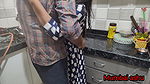 Desi Girl Was Cooking in the Kitchen When Her Friend Came