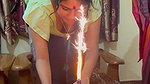 Bday girl boobs show