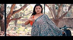 Arpita  Blue Print Saree 5