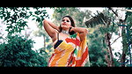 Colorful Rai  Saree Modeling Video  Multi Color Saree  NAARI