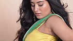 Indian Girl Looking Gorgeous In Green Saree 22