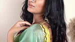 Indian Girl Looking Gorgeous In Green Saree 22