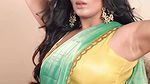 Indian Girl Looking Gorgeous In Green Saree 22