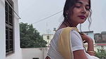 Sexy bengali girl bubbly deep navel in white saree 22