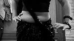 assam chubby lady deep navel in black saree 22