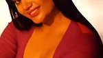 Hot unknown aunty lifiting big boobs