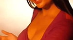 Hot unknown aunty lifiting big boobs