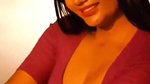 Hot unknown aunty lifiting big boobs