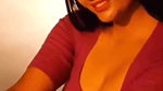 Hot unknown aunty lifiting big boobs
