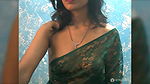 Hot wife in transparent saree showing her hot body 22