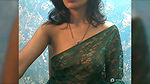 Hot wife in transparent saree showing her hot body 22