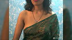 Hot wife in transparent saree showing her hot body 22