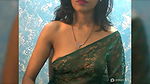Hot wife in transparent saree showing her hot body 22