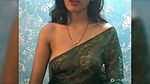 Hot wife in transparent saree showing her hot body 22