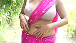 Naari unseen big navel deep show ultra low hip