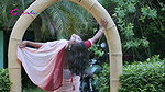 Neelam nandini nAYEK NAARI NAVEL SAREE In Orange Saree  Saree Fashion   Glam Fashion_1080p