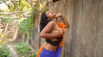 Neelam outdoors nude in saree shoot