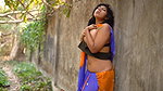 Neelam outdoors nude in saree shoot