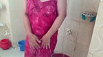 Bhabhi Change Her Dress in Hotel Washroom