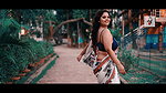 Rai  Expression Video  White Print Saree Full HD  2021_1080p