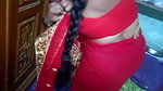 Desi Beauty Housewife Sary Changing in Home