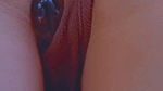 Desi Beauty’s Glass Dildo Close-up Masturbation