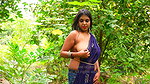 Roohi Naari Magazine no blouse no bra saree shoot