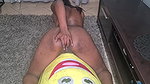 Tattooed Desi Slut Humps a Big Banana, Close Ups