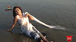 Saree Sundari – NAARI Feat. Chandni – White Color Net Saree – Sea Beach – Full HD – 2021
