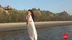 Saree Sundari – NAARI Feat. Chandni – White Color Net Saree – Sea Beach – Full HD – 2021