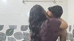 Part 1. Desi Girl Romance with Her Boyfriend in Bathroom