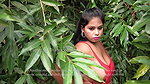 Sreetama Topless Her Red Tank Top In Jungless_1